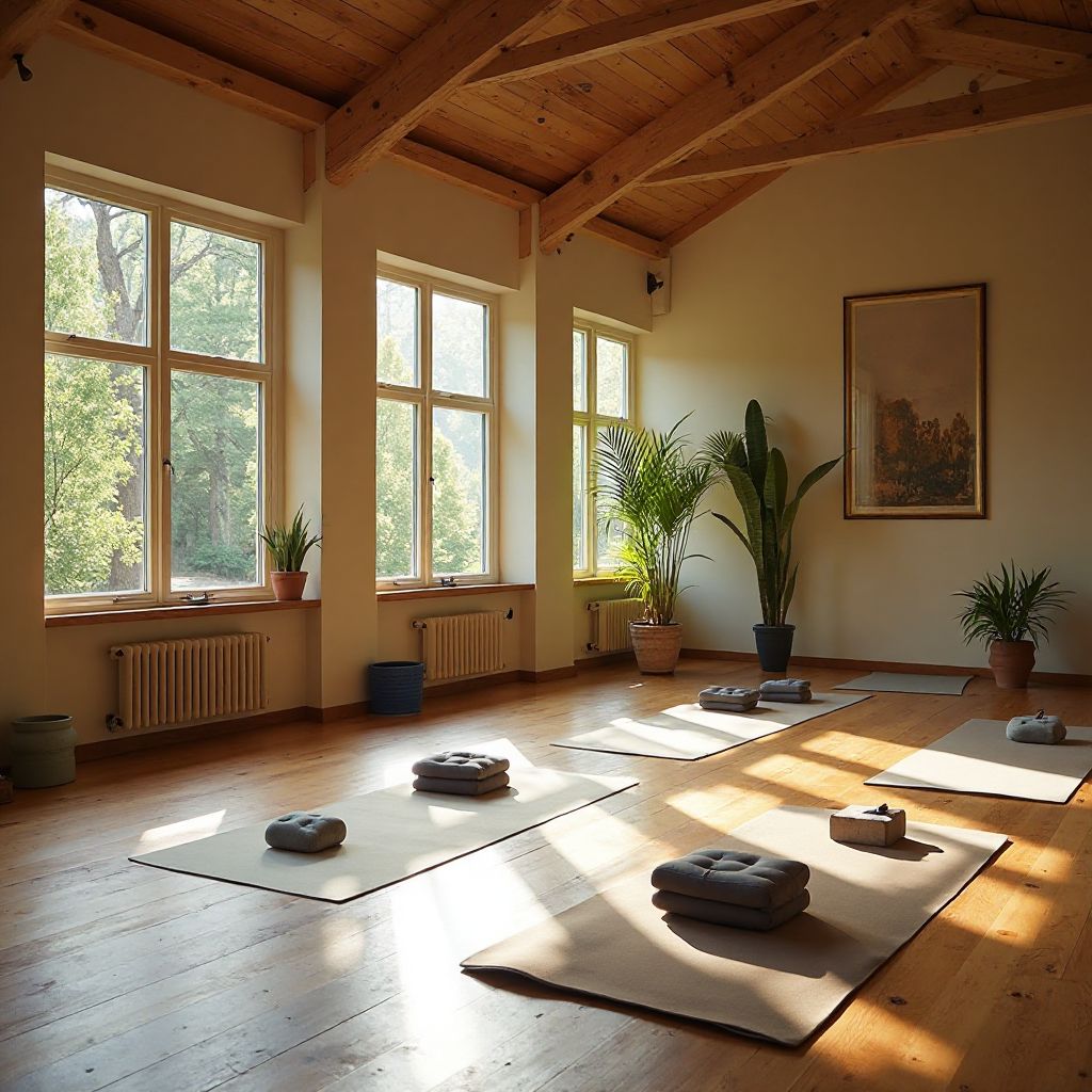 Maple Calm Studio main practice room